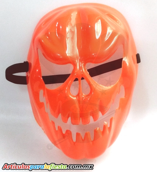 Máscara para Halloween de Calabaza Naranja