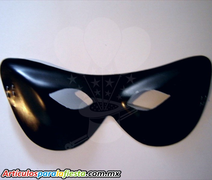 ANTIFAZ NEGRO ECONÓMICO DE PLÁSTICO PVC