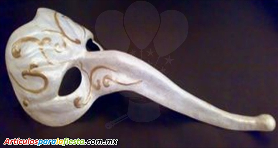 MASCARA VENECIANA BLANCA