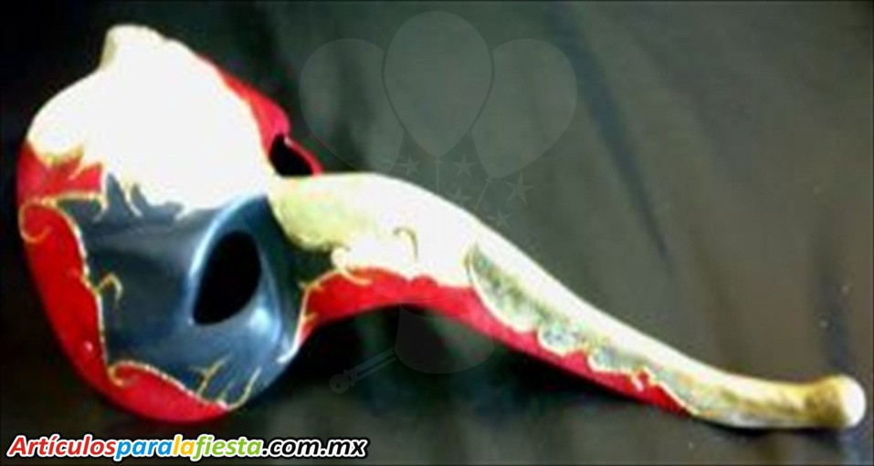 MASCARA VENECIANA 
ROJA