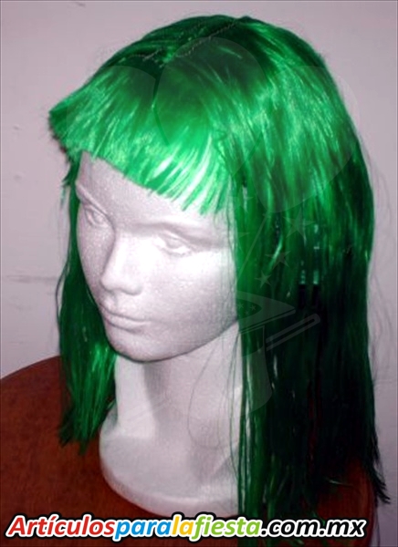 PELUCA VERDE LARGA