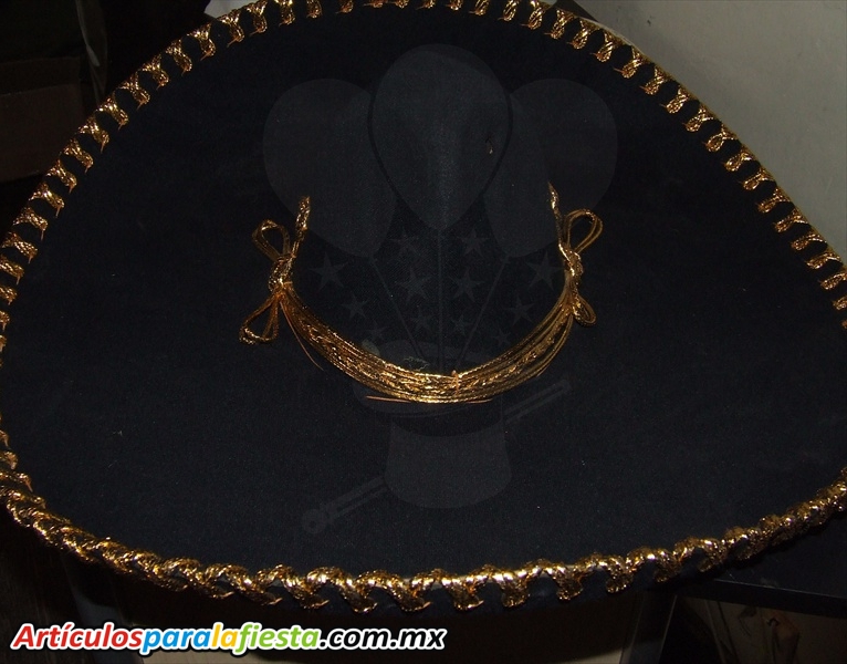 SOMBRERO CHARRO NEGRO