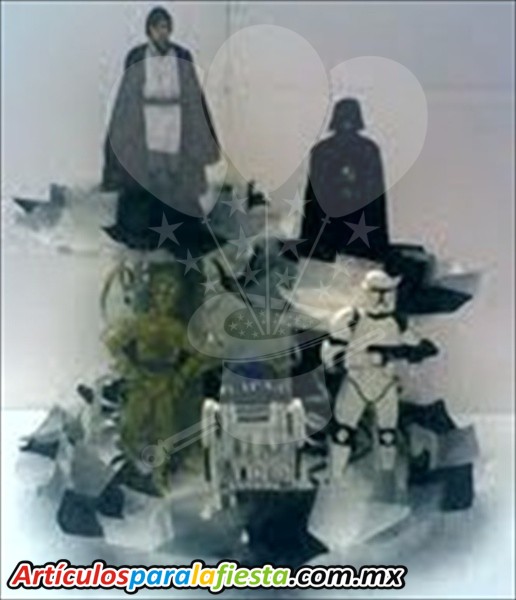 ADORNO DE MESA CON PRESONAJES DE STAR WARS