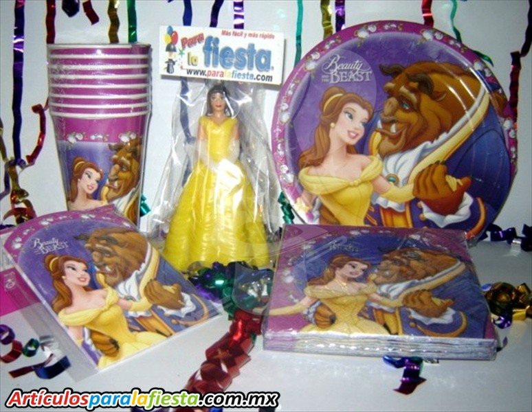 DESECHABLES DE BELLA Y BESTIA