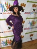 DISFRAZ DE BRUJA MORADA