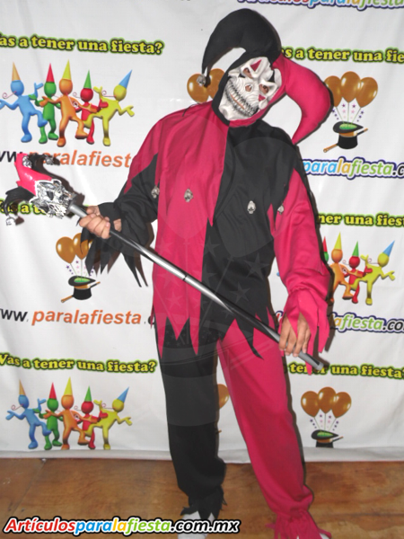 Disfraz para Día De Muertos de Arlequín Demoníaco