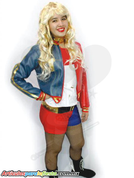 Disfraz para Halloween de Harley Quinn en Shorts