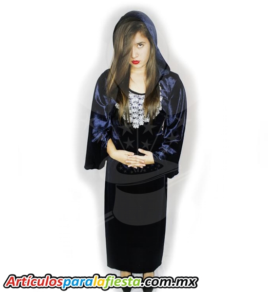Disfraz de Bruja para Halloween, color azul marino