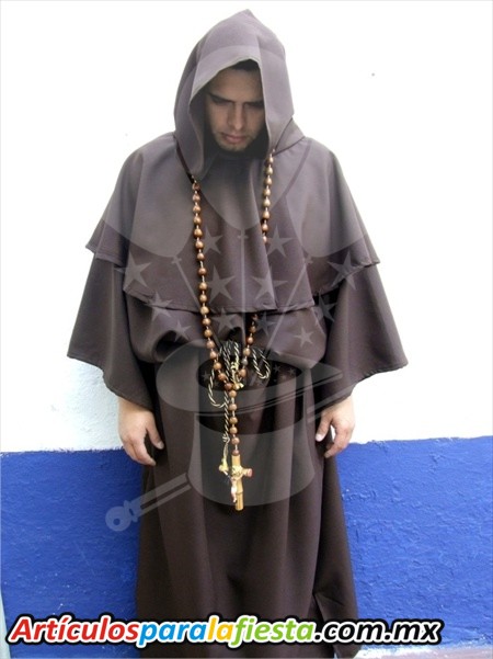 DISFRAZ DE FRAILE (MONJE)