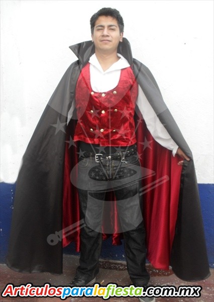 DISFRAZ DE VAMPIRO ROJO