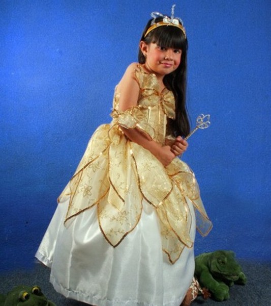 DISFRAZ DE PRINCESA DORADA