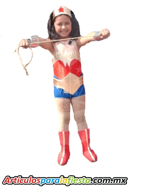 DISFRAZ NI&Ntilde;A MUJER MARAVILLA