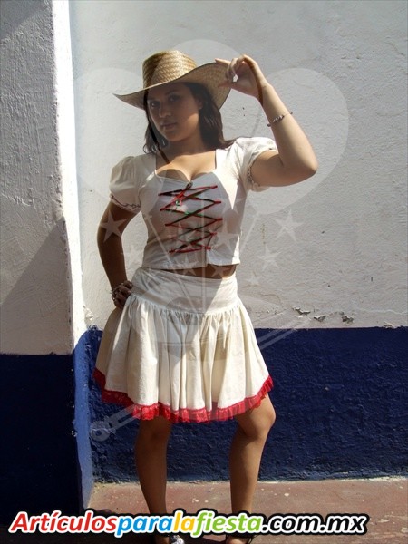 DISFRAZ MUJER RANCHERITA