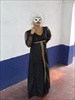 DISFRAZ DE EPOCA NEGRO Y ORO 