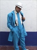 DISFRAZ DE PACHUCO AZUL