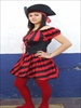 DISFRAZ PIRATA MUJER RAYADO