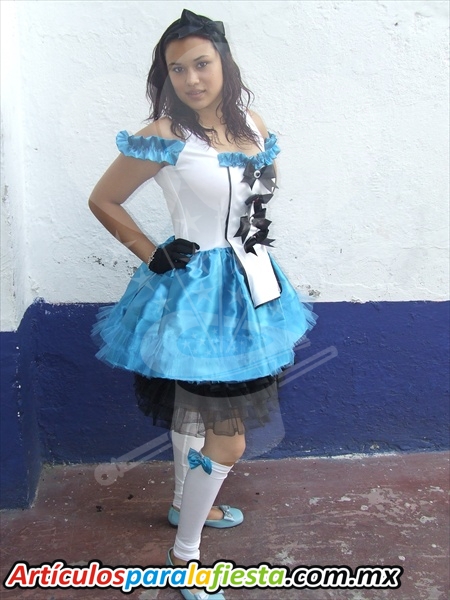 DISFRAZ DE ALICIA EN TUTU AZUL