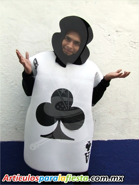 DISFRAZ DE CARTA NEGRA
