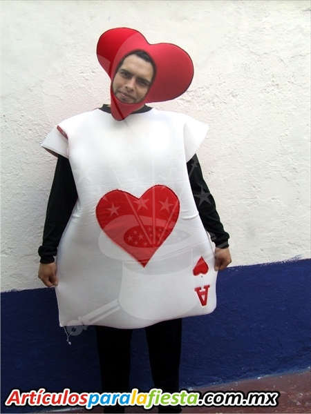 DISFRAZ DE CARTA ROJA