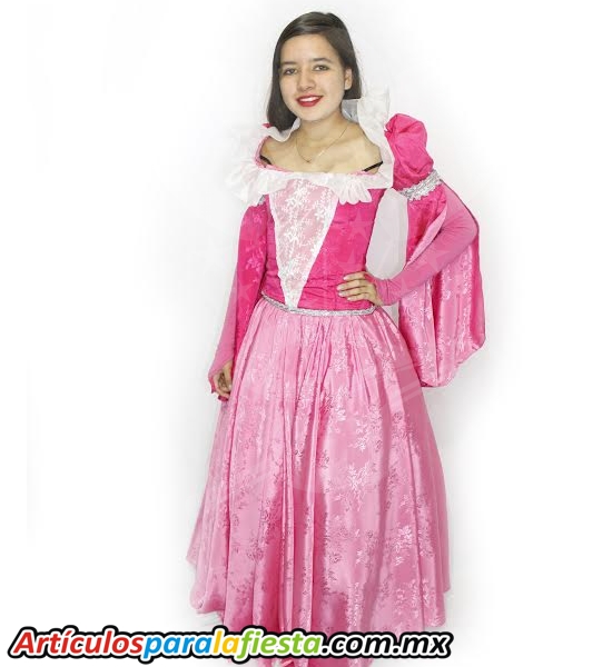 DISFRAZ DE ÉPOCA ROSA