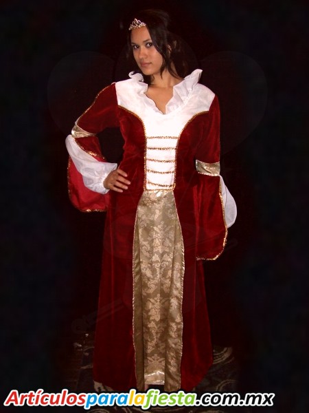 DISFRAZ DE REINA MEDIEVAL