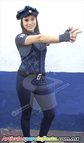 DISFRAZ DE MUJER POLICIA