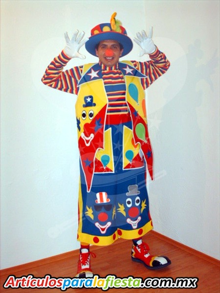 DISFRAZ DE PAYASITO COMPLETO