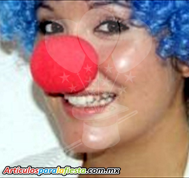 NARIZ DE PAYASO DE HULE ESPUMA