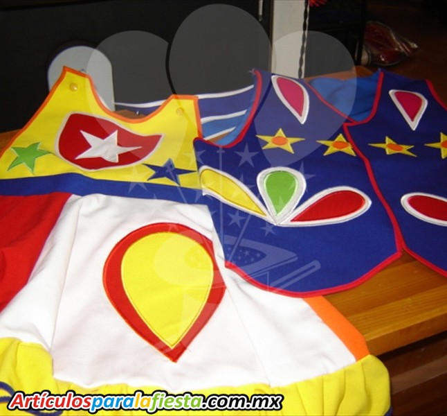 TRAJE PARA PAYASITA CON GOTAS