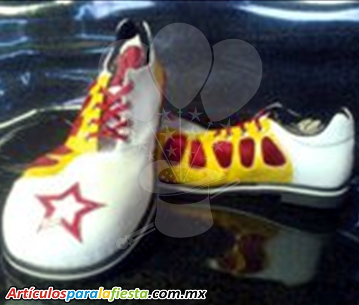 ZAPATO PAYASITO ESTRELLA ROJA