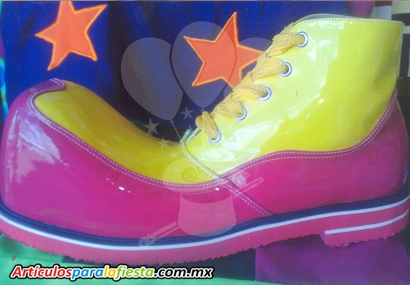 ZAPATO PAYASITLARGOS ROSA AMARILLO