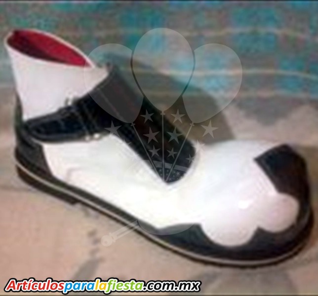 ZAPATO PAYASITO PUNTA FLOR BLANCA