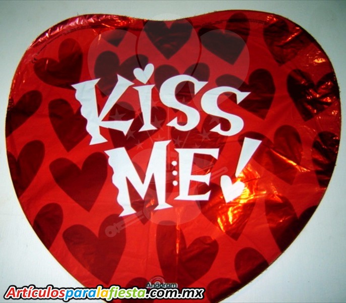 GLOBO METÁLICO KISS ME!