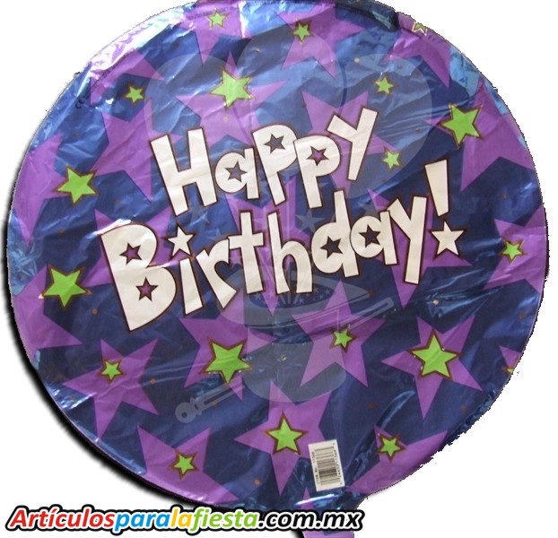 GLOBO METÁLICO CUMPLEAÑOS