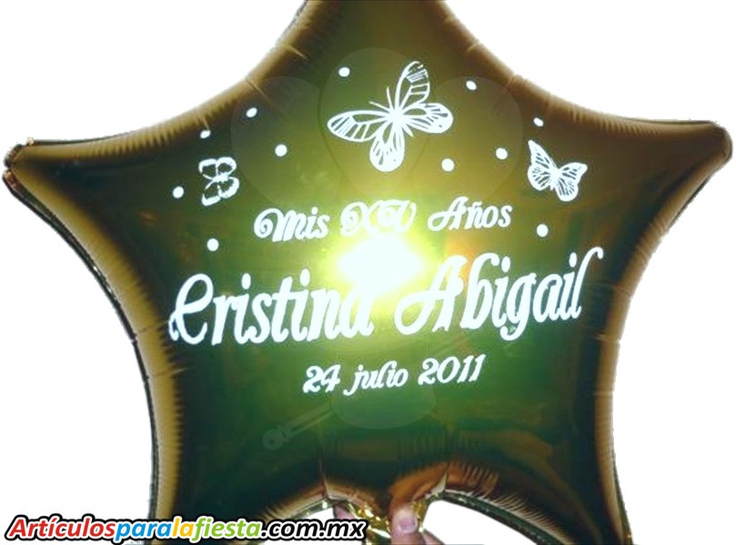 GLOBO METÁLICO IMPRESIÓN