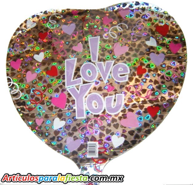 GLOBO METÁLICO CORAZONES