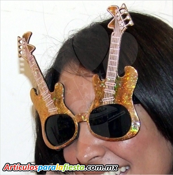 LENTES GUITARRA ROCKERA
