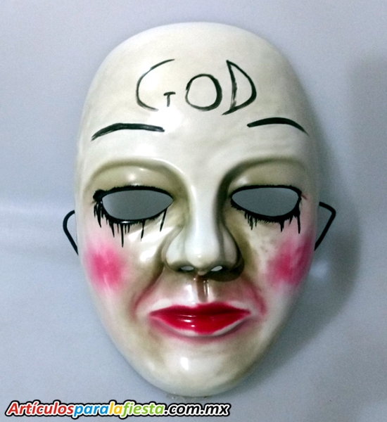 Máscara para Halloween de God La Purga
