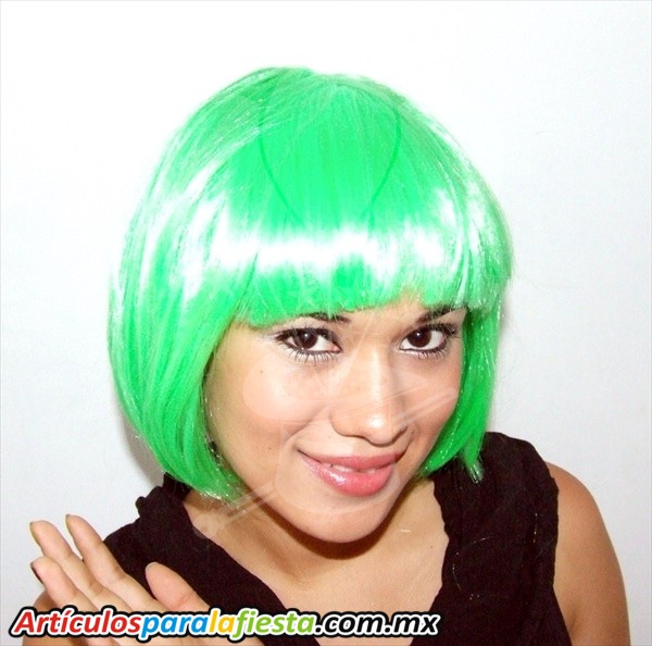PELUCA CORTA VERDE
