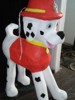 PIÑATA PERRO DALMATA BOMBERO