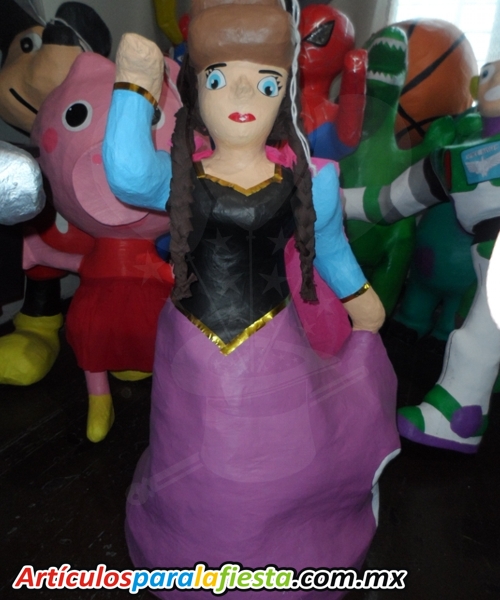 PIÑATA FIGURA DE ANA DE FROZEN