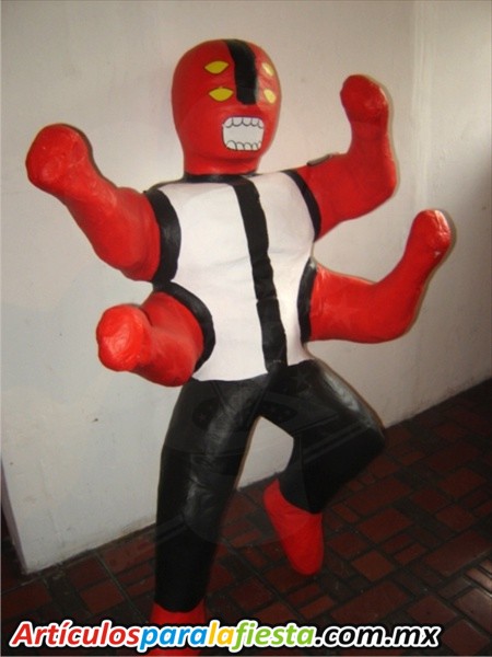 PIÑATA FIGURA BEN 1O, CUATRO BRASOS