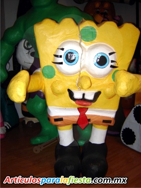 PIÑATA FIGURA BOB ESPONJA