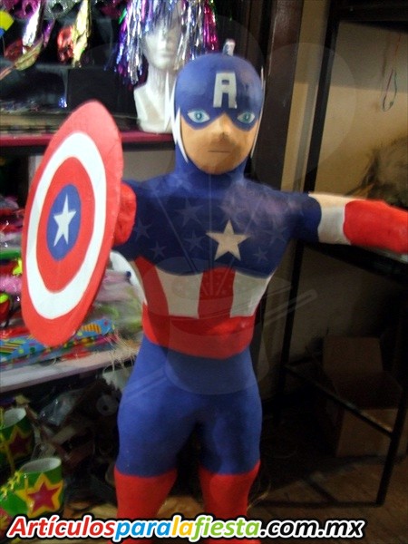 PIÑATA FIGURA CAPTINA AMERICA