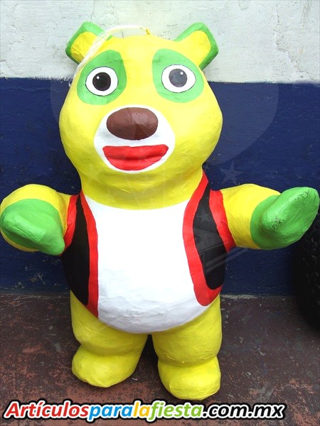 PIÑATA FIGURA DE OSO AMARILLO