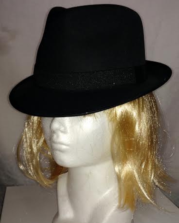 SOMBREROS PARA FIESTAS TIPO GANGSTER COLOR NEGRO