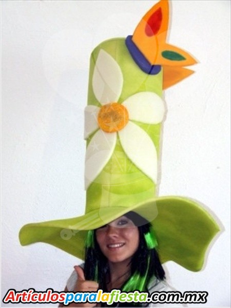 SOMBRERO HULE ESPUMA ALTO