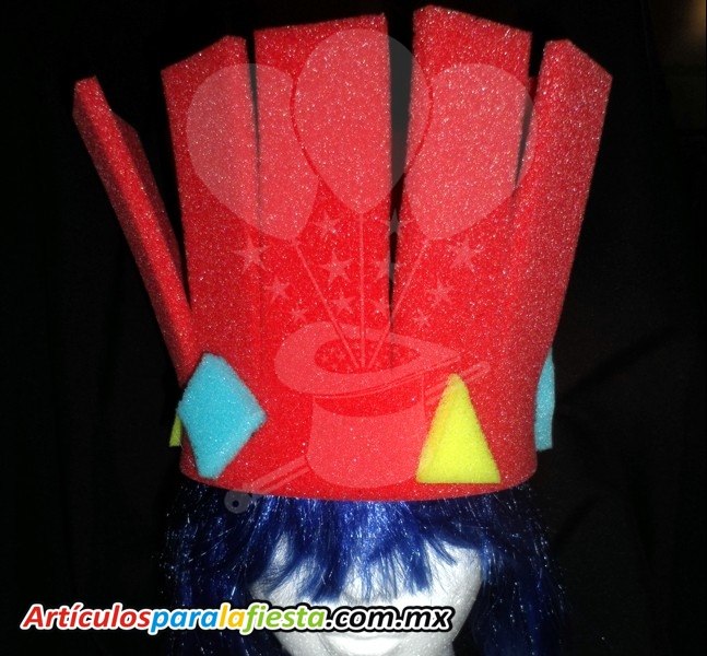 SOMBREROS DE HULE ESPUMA DE ALEGRES COLORES