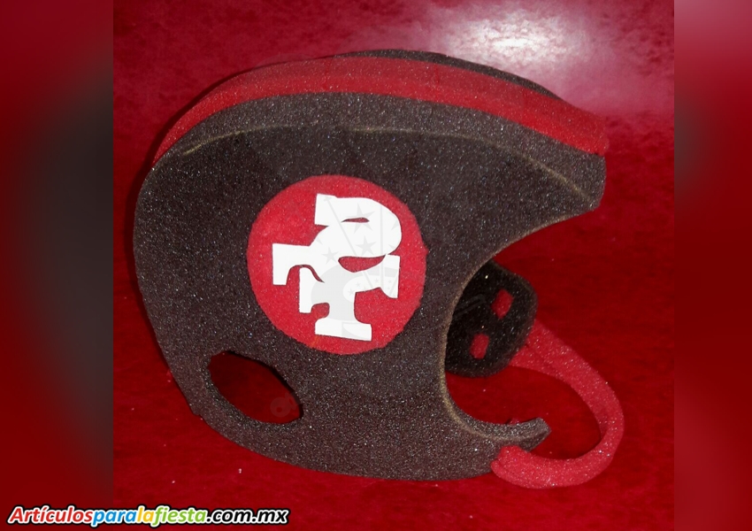 CASCO DE AMERICANO DE SAN FRANCISCO DE HULE ESPUMA