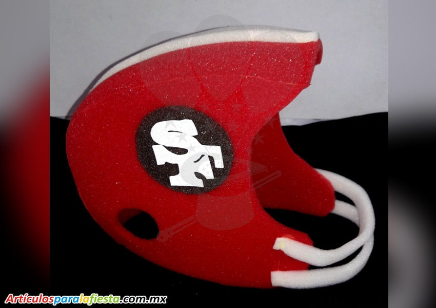 CASCO DE AMERICANO DE SAN FRANCISCO DE HULE ESPUMA